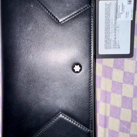 Montblanc Black Leather Wallet - Picture 1 of 2